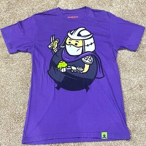 Johnny Cupcakes Shredder Short Sleeve Med tee with fat boy dressed as shredder